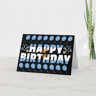 Argentina Flagga Patriotic Birthday Kort