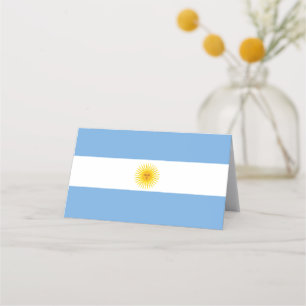 Argentina Flagga Placeringskort