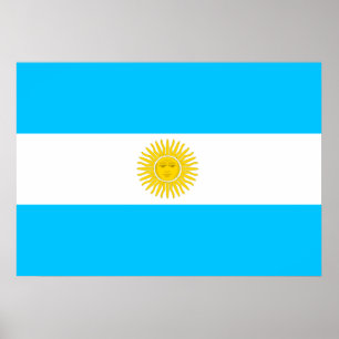Argentina Flagga Poster