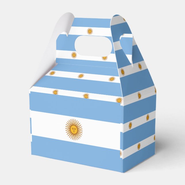 Argentina Flagga Presentaskar (Baksidan Sidan)