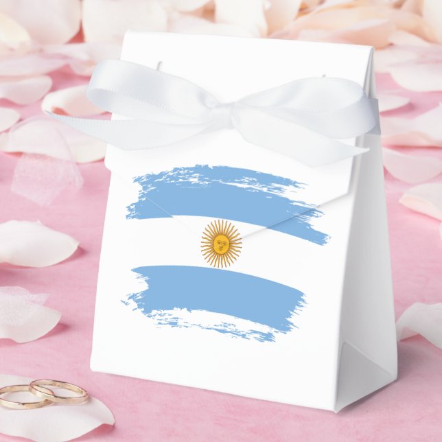 Argentina flagga presentaskar (Bröllop)