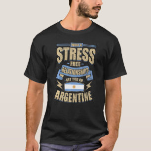 Argentina Flagga Proud Argentines Manar & Women T Shirt