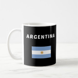 Argentina Flagga souvenir Argentine Kaffemugg