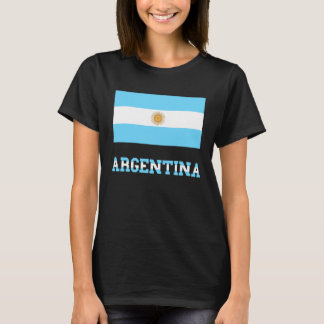 Argentina Flagga Sydamerika Argentina P T Shirt