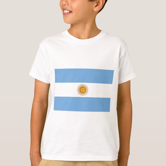 Argentina Flagga T-shirt (Framsida)