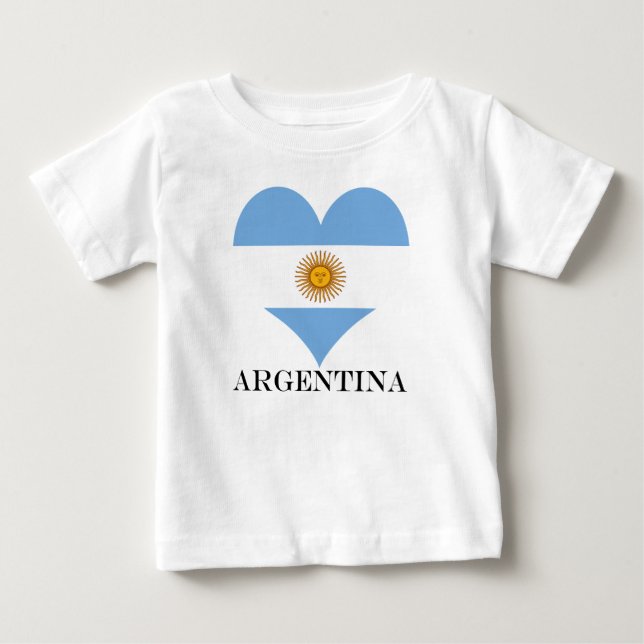Argentina flagga t shirt (Framsida)