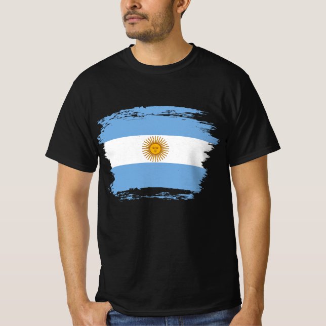 Argentina flagga t shirt (Framsida)