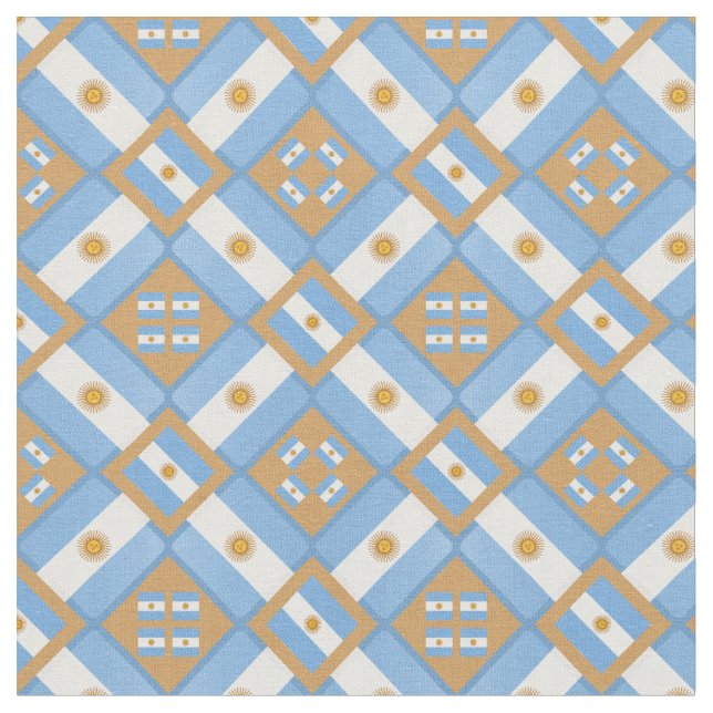 Argentina Flagga & Trendig Argentina Tyg mode (Närbild)