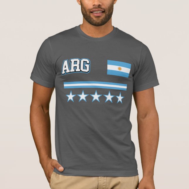 Argentina Flagga Tröja (Framsida)