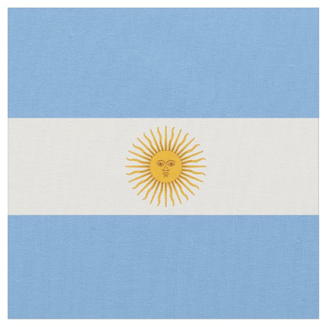 Argentina flagga tyg (Närbild)