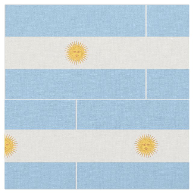 Argentina flagga tyg (Närbild)