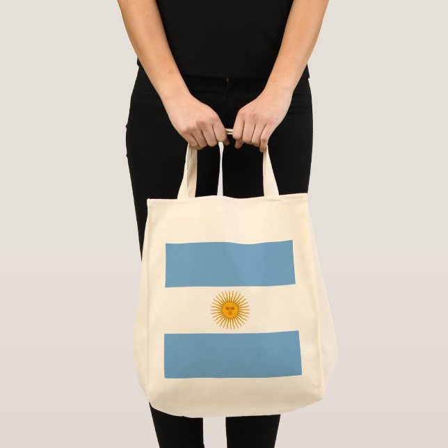 Argentina flagga tygkasse (Framsida (produkt))