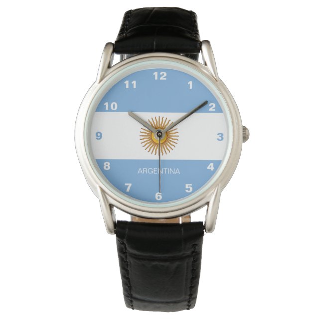 Argentina Flagga Watch Armbandsur (Framsida)