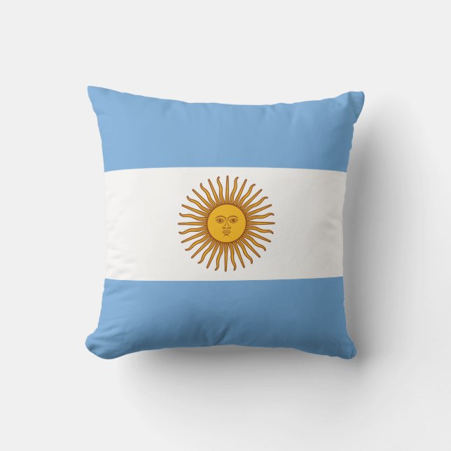 Argentina flaggadekorativ kudde (Framsida)