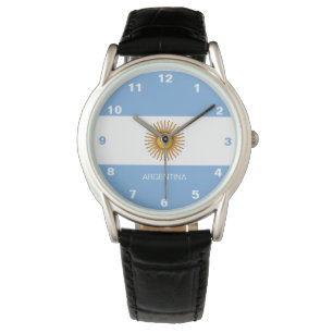 Argentina flaggaklocka armbandsur