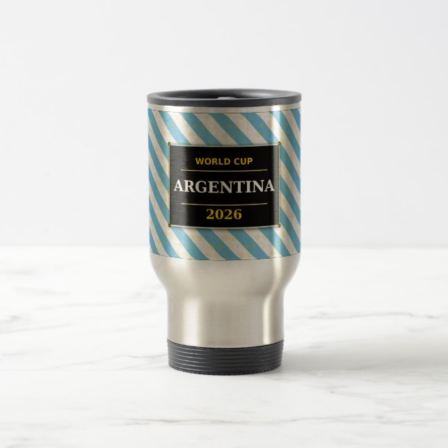 Argentina Football Fan Flag Colors Stripe Pattern  Resemugg (Center)