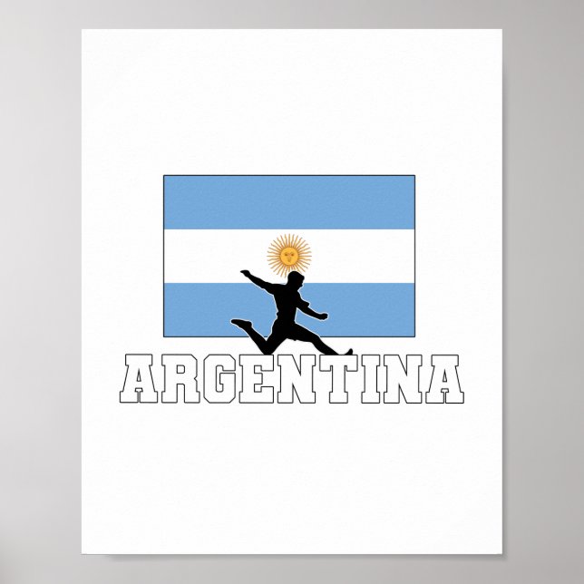 Argentina Football Soccer National Team Poster (Framsidan)