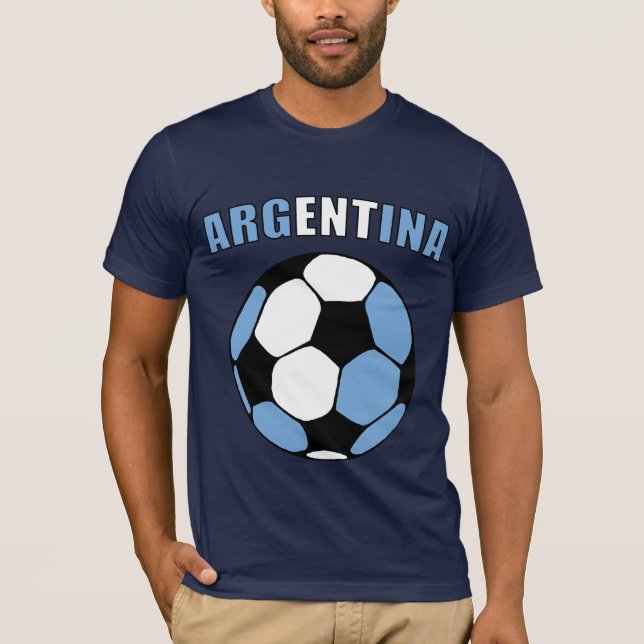 Argentina Footy (mörk) Tröja (Framsida)