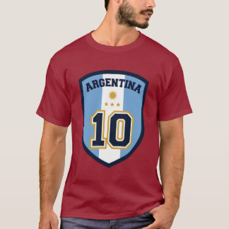 Argentina Fotboll 1928 Sun Crest Vintage Atletisk T Shirt