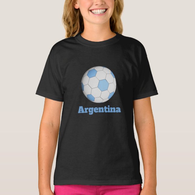Argentina fotboll  t shirt (Framsida)