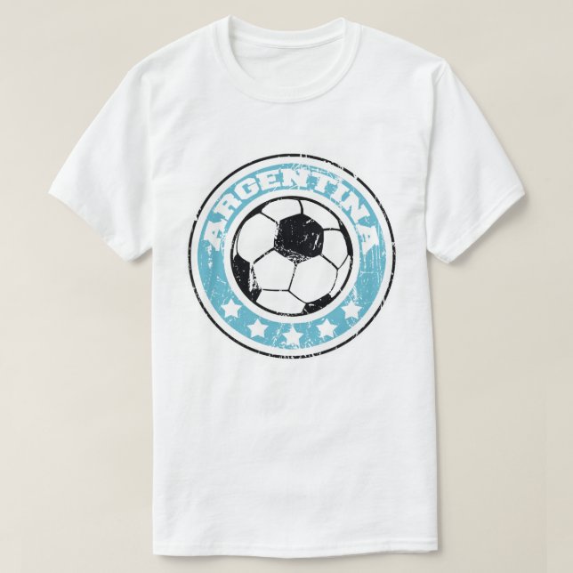 Argentina fotboll t-shirt (Design framsida)