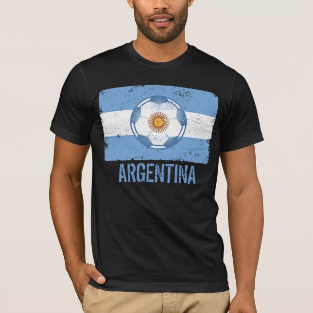 Argentina fotboll t shirt (Framsida)