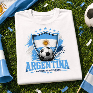 Argentina Fotbollsfantast Albiceleste Fotboll Fútb T Shirt