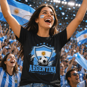 Argentina Fotbollsfantast Albiceleste Fotboll Fútb T Shirt