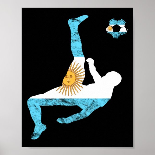 Argentina fotbollslag Sol Av Maj Buenos Aires Arge Poster (Framsidan)