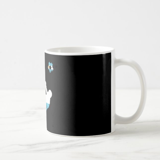 Argentina fotbollslag Solen Av Maj Buenos Aires Ar Kaffemugg (Höger)