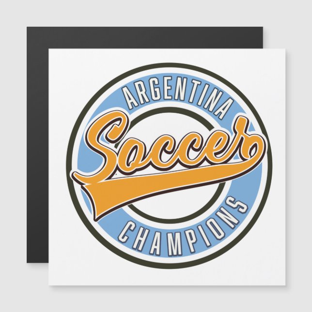 Argentina Fotbollsmästare (Fram/baksida)
