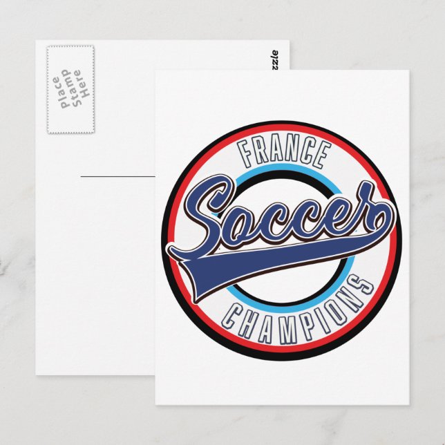 Argentina Fotbollsmästare Postkort Vykort (Fram/baksida)