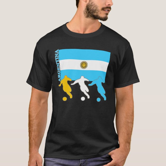 Argentina fotbollspelare tee (Framsida)