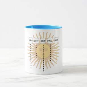 Argentina Fotbollsresa: 2010-2026 Sun Tee Mugg