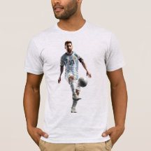 Argentina Fotbollsspelare T-Shirt | Fotboll Fan Gr
