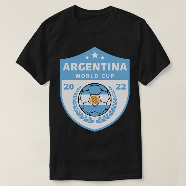 Argentina Futbol 4 T Shirt (Design framsida)
