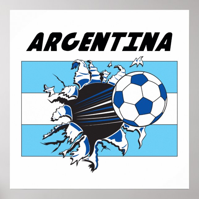 Argentina Futbol-Poster Poster (Framsidan)