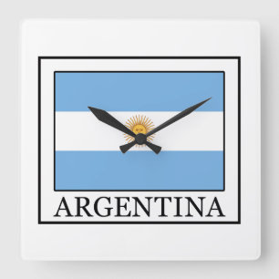 Argentina Fyrkantig Klocka