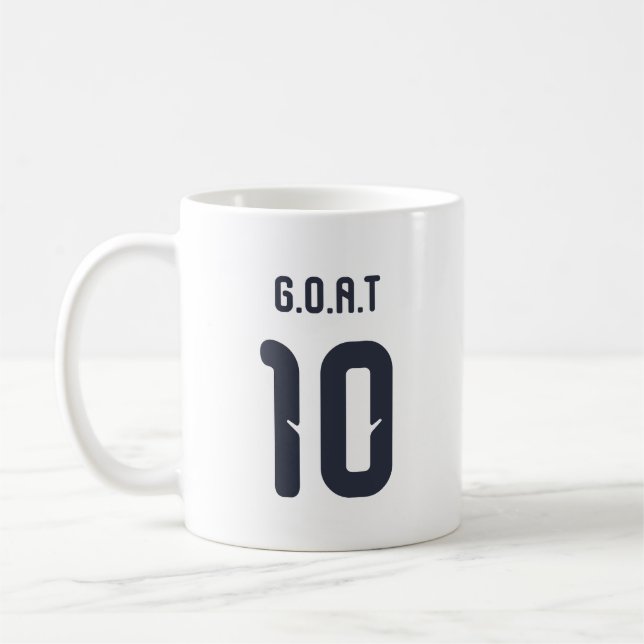 Argentina G.O.A.T. Number 10 Kaffemugg (Vänster)