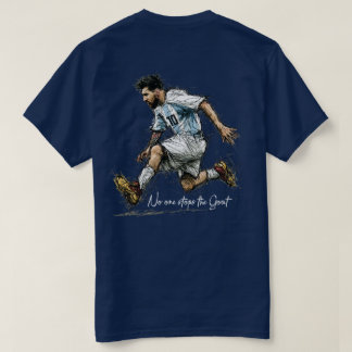 Argentina GOAT 10 Fotboll Sketch T-Shirt
