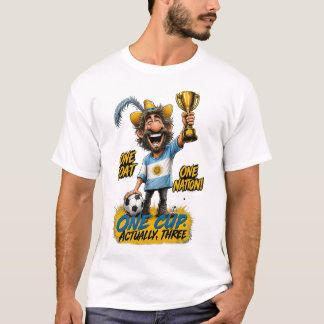 Argentina GOAT Nation Tre Kronor Fan T-shirt
