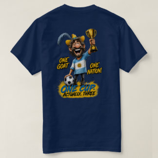 Argentina GOAT Nation Trettio Champions Fan T-shir T Shirt