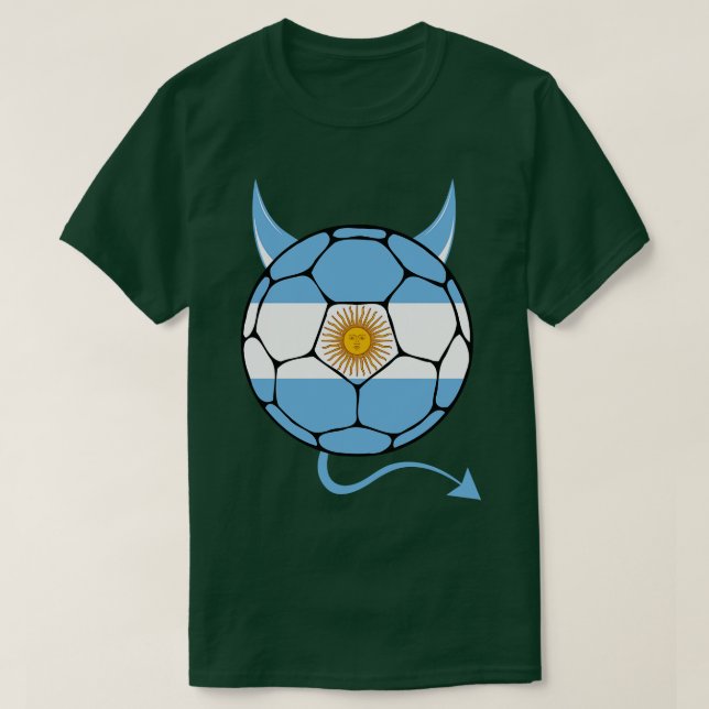 Argentina Halloween T Shirt (Design framsida)