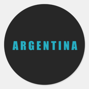 Argentina, I kärlek Argentina Runt Klistermärke