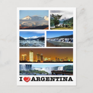 Argentina - I Kärlek - Vykort