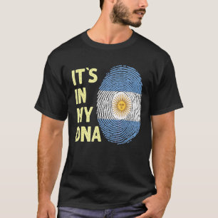 Argentina i mitt dinargentinska Flagga Argentin T Shirt
