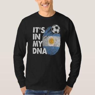 Argentina i mitt dinargentinska Flagga Argentin T Shirt