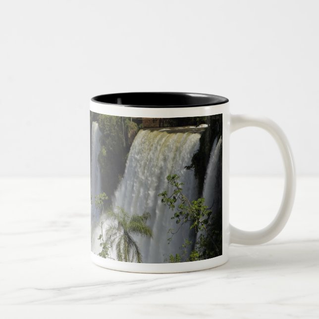 Argentina, Iguacu fallen i sol. Två-Tonad Mugg (Höger)