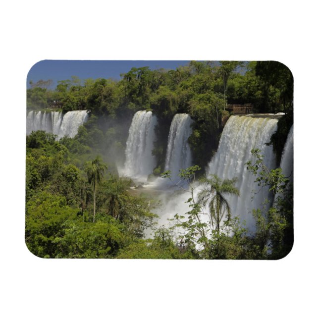 Argentina, Iguacu Falls i sol. Magnet (Horisontell)
