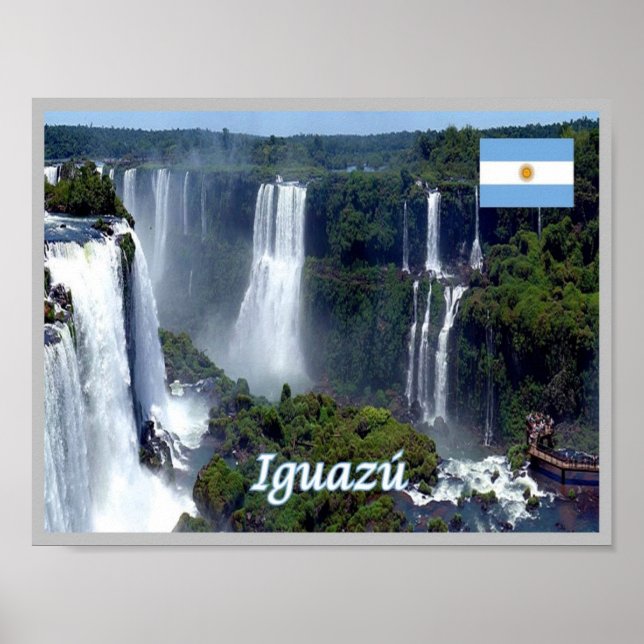 Argentina - Iguazu Falls - Poster (Framsidan)